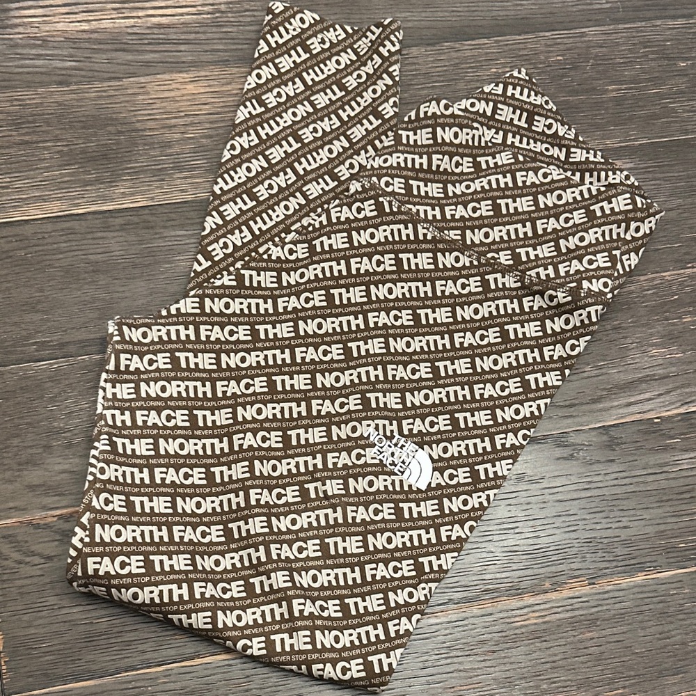 The North Face Brown and Cream Logo legging